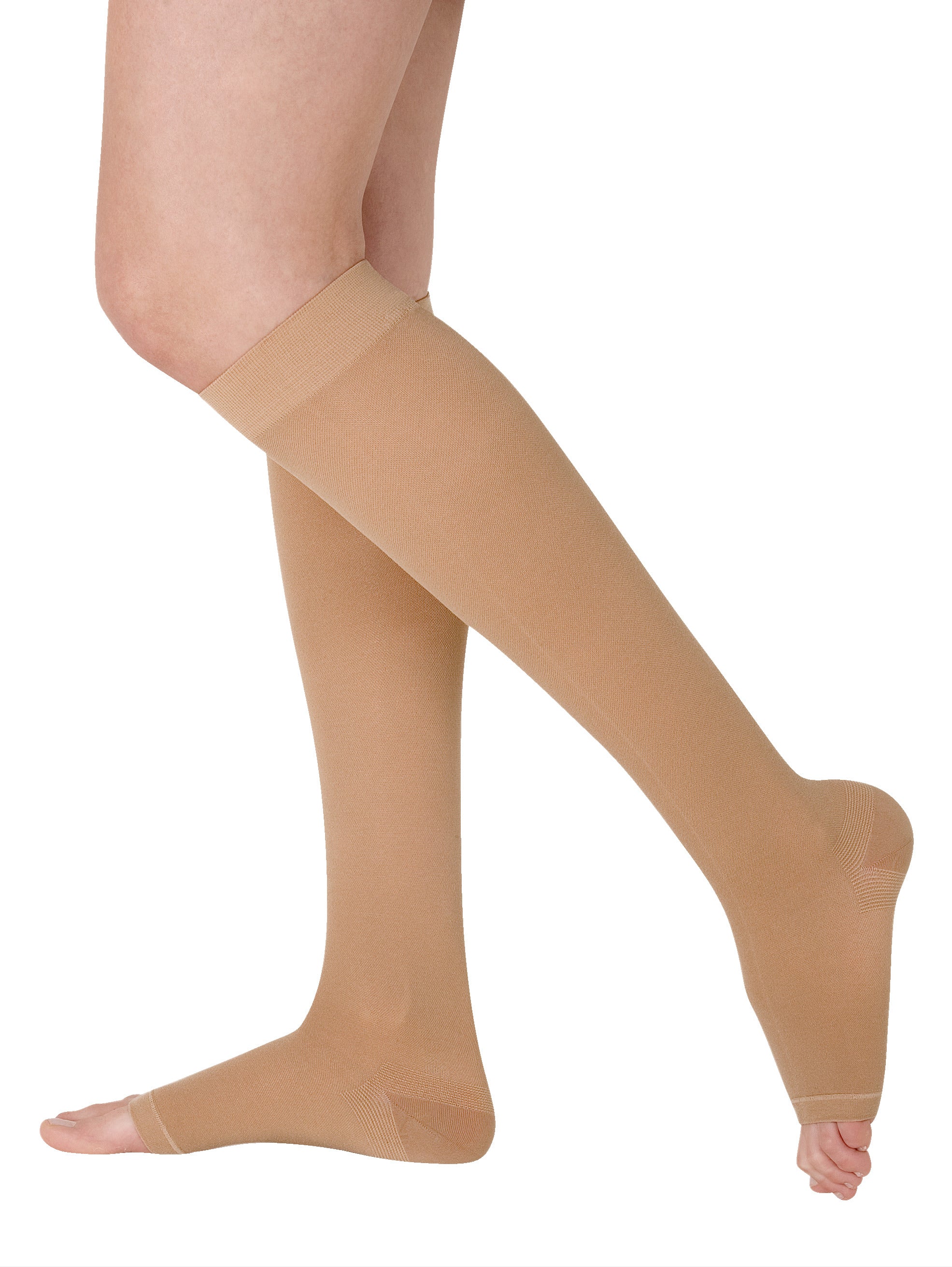 Produktbild von Waden-Kompressionsstrumpf offene Spitze