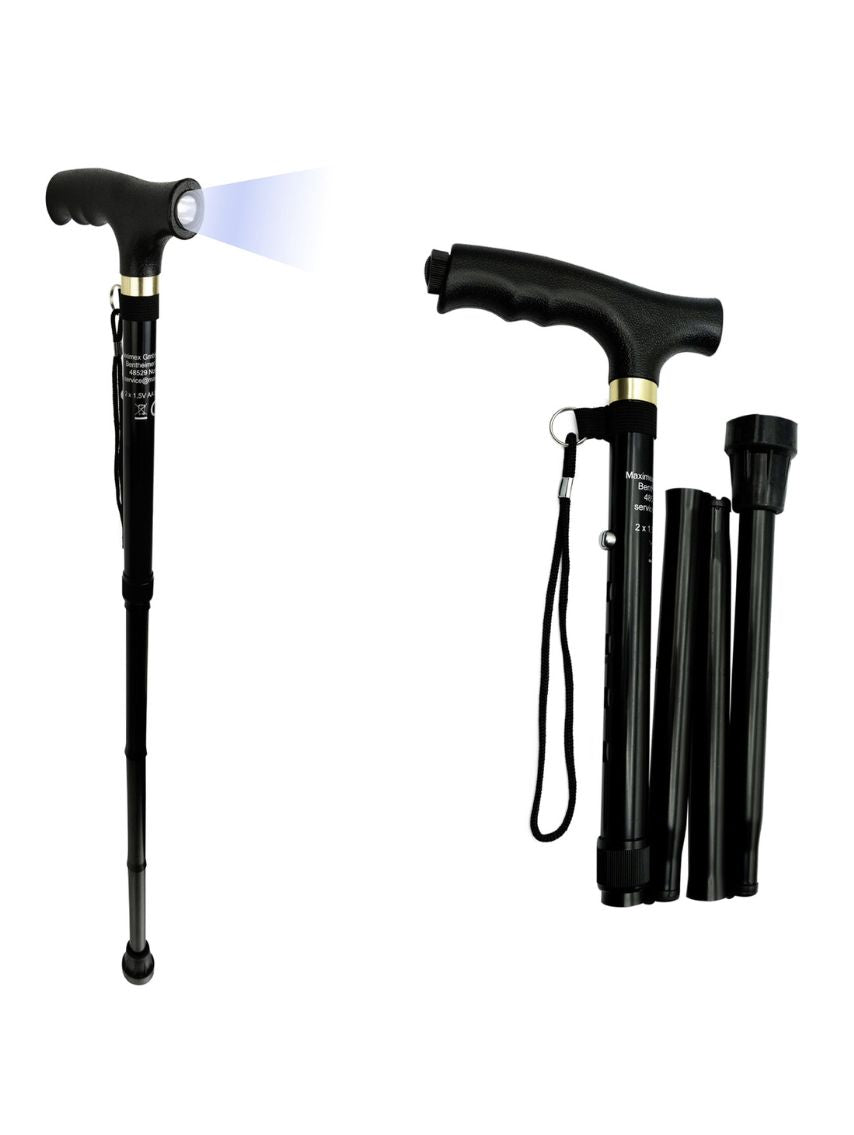 Produktbild von Faltbarer Gehstock mit LED-Licht