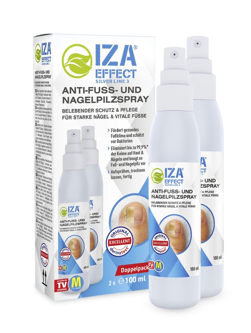 Produktbild von Anti-Fuß-/Nagelpilzspray, 2er Set