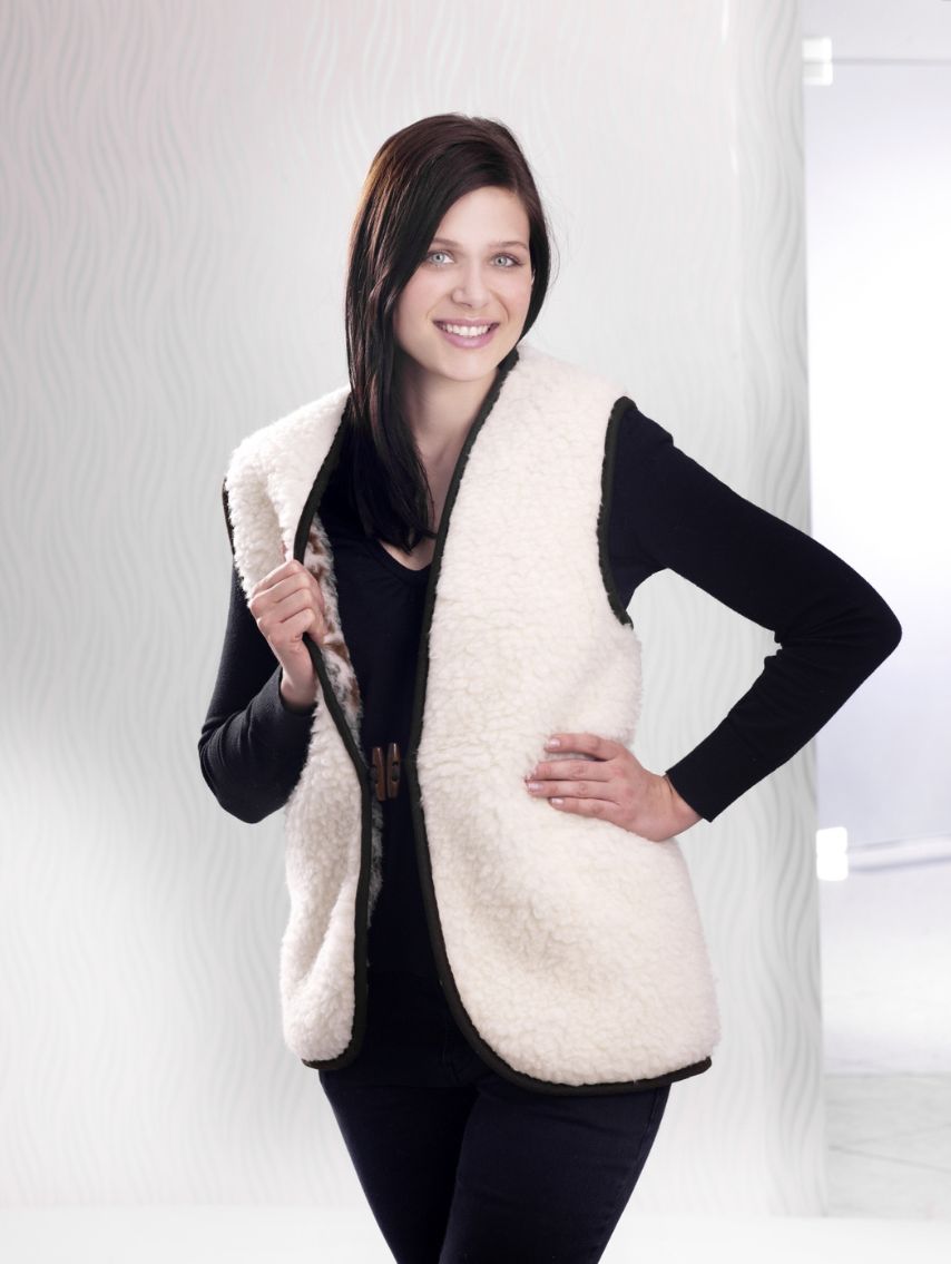 Produktbild von Schurwoll-Wendeweste