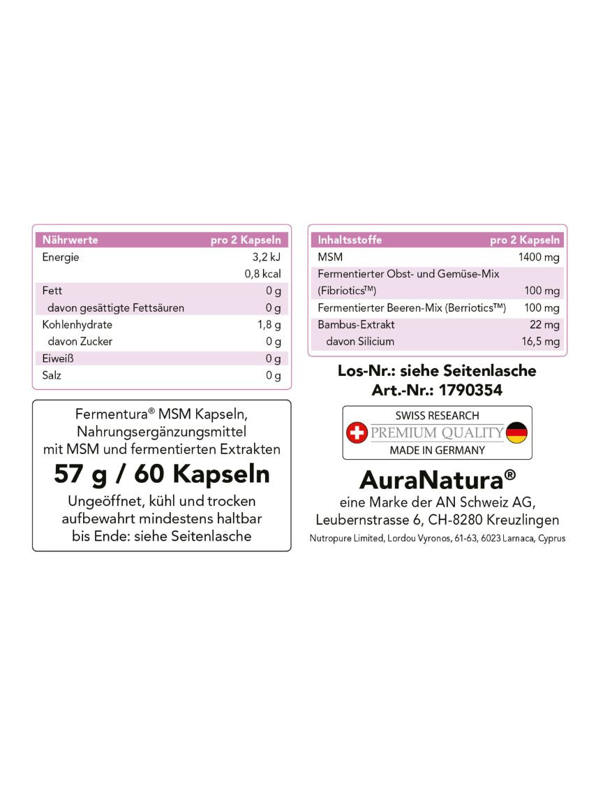 Produktbild von Fermentura® MSM