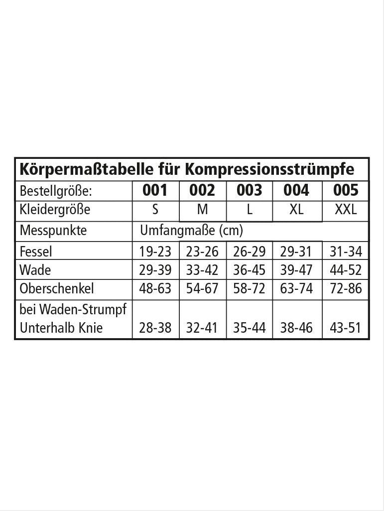 Produktbild von Waden-Kompressionsstrumpf offene Spitze