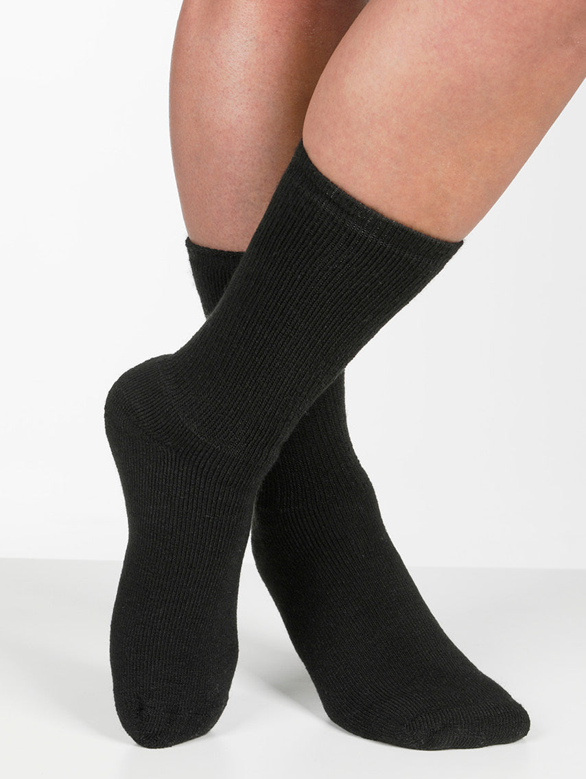 Produktbild von Wärmespeichernde Socken schwarz 2 Paar