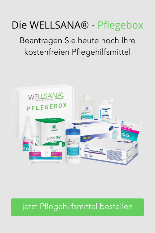 Infografik der Wellsana-Pflegebox